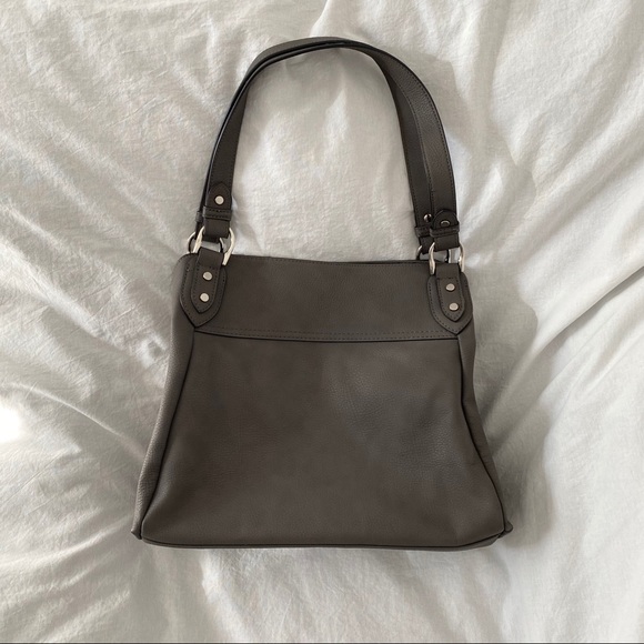 Grey Buckle Handbag | Rosanna - Picture 2 of 9
